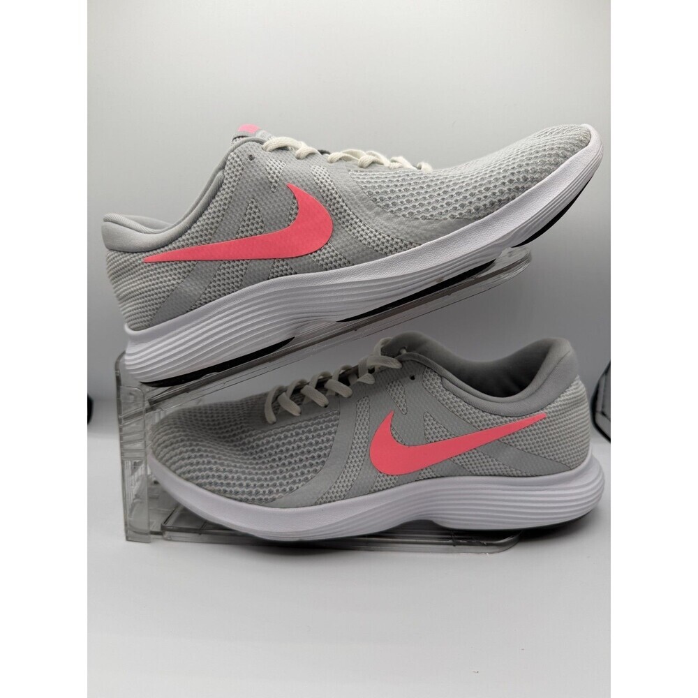 Nike Revolution 4 Women's Running Shoes Gray Pink 908999-016 US 12 EU 44.5